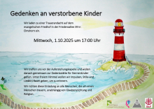 Gedenken an verstorbene Kinder