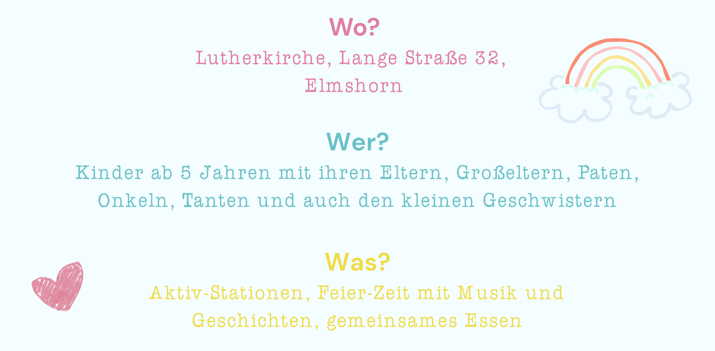 wann und wo