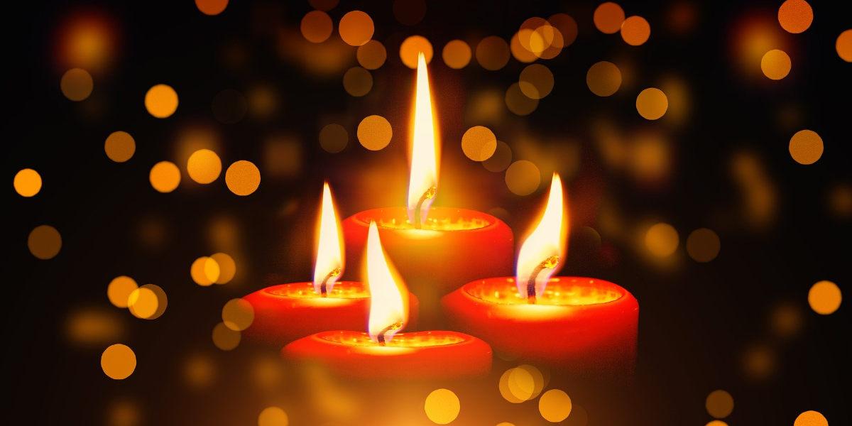 Adventskranz binden in der Friedenskirchengemeinde Elmshorn