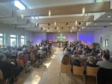 In der Gelben Villa wurde der Festgottesdienst gefeiert